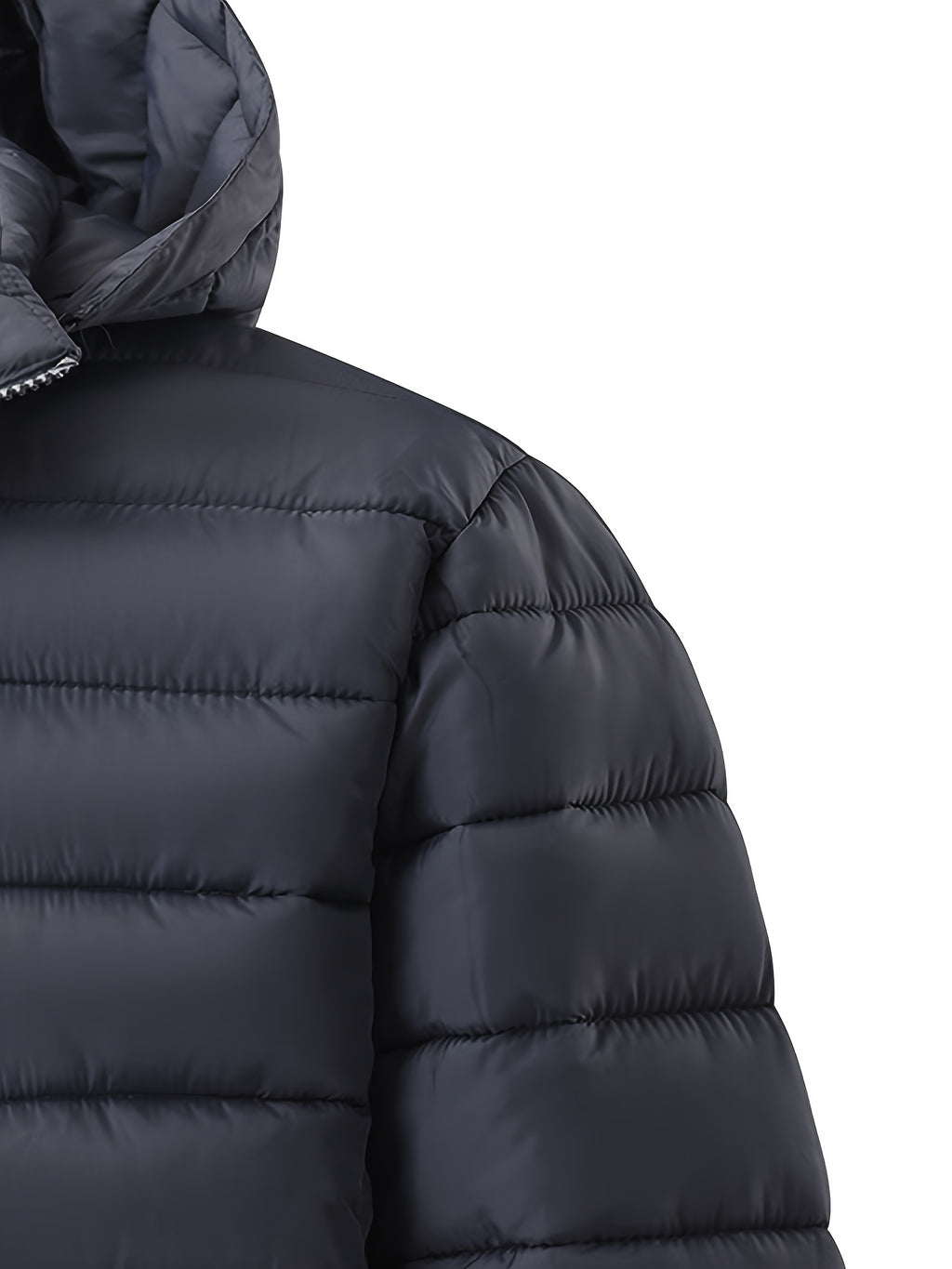 Veste pour homme, coupe-vent, à capuche, gris