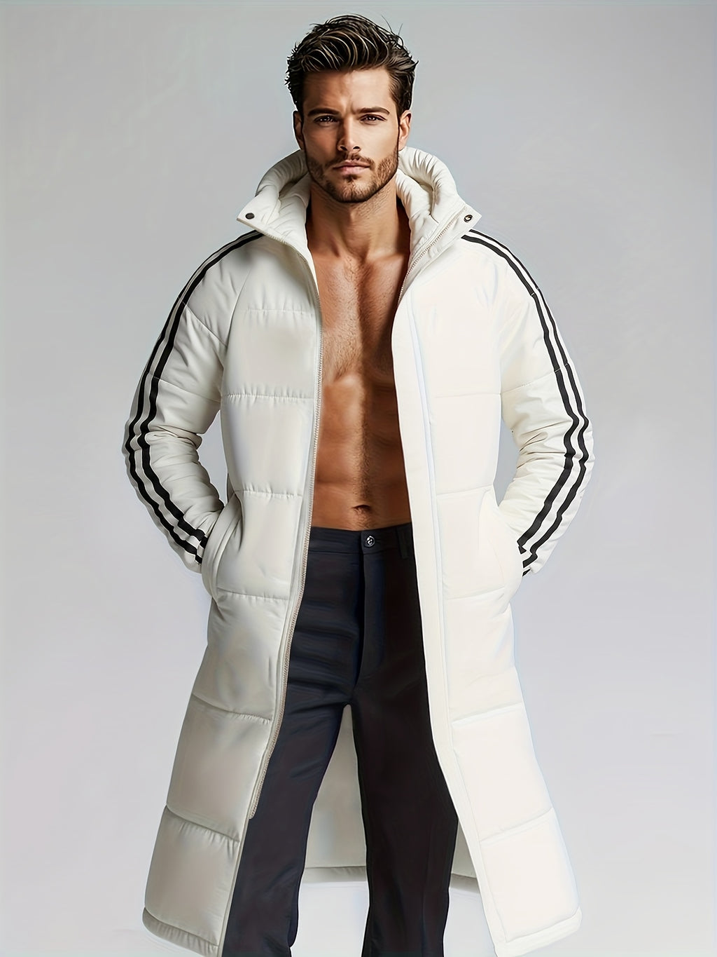 Veste pour homme, à capuche, modele 17