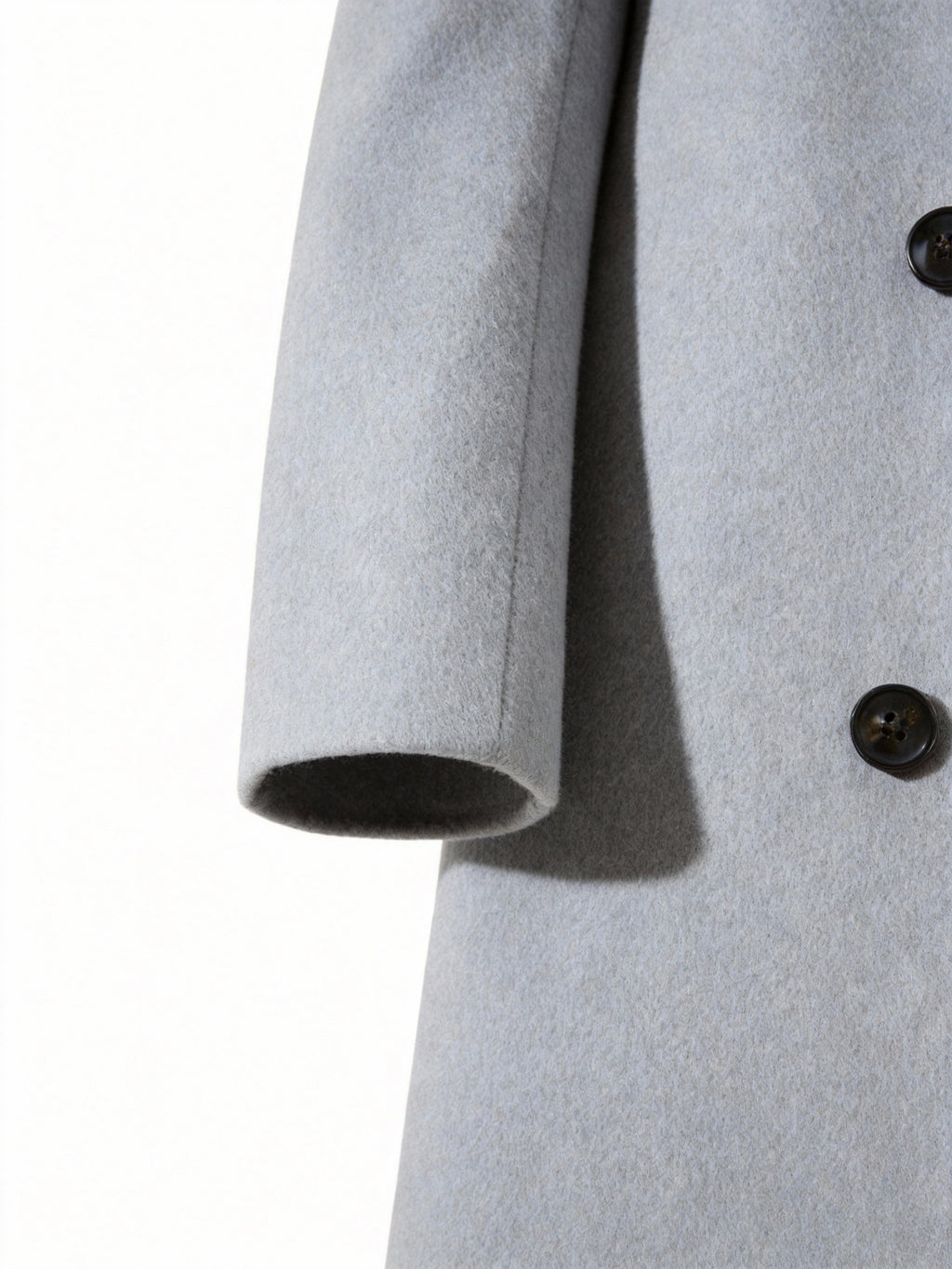 Manteau pour homme, à revers, gris foncé