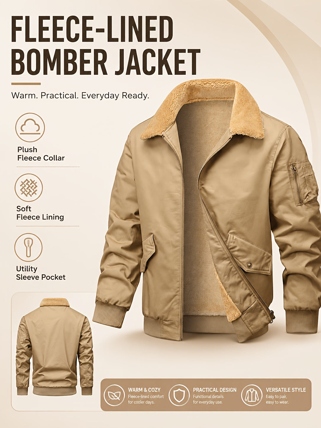 Veste pour homme, coupe-vent, noir