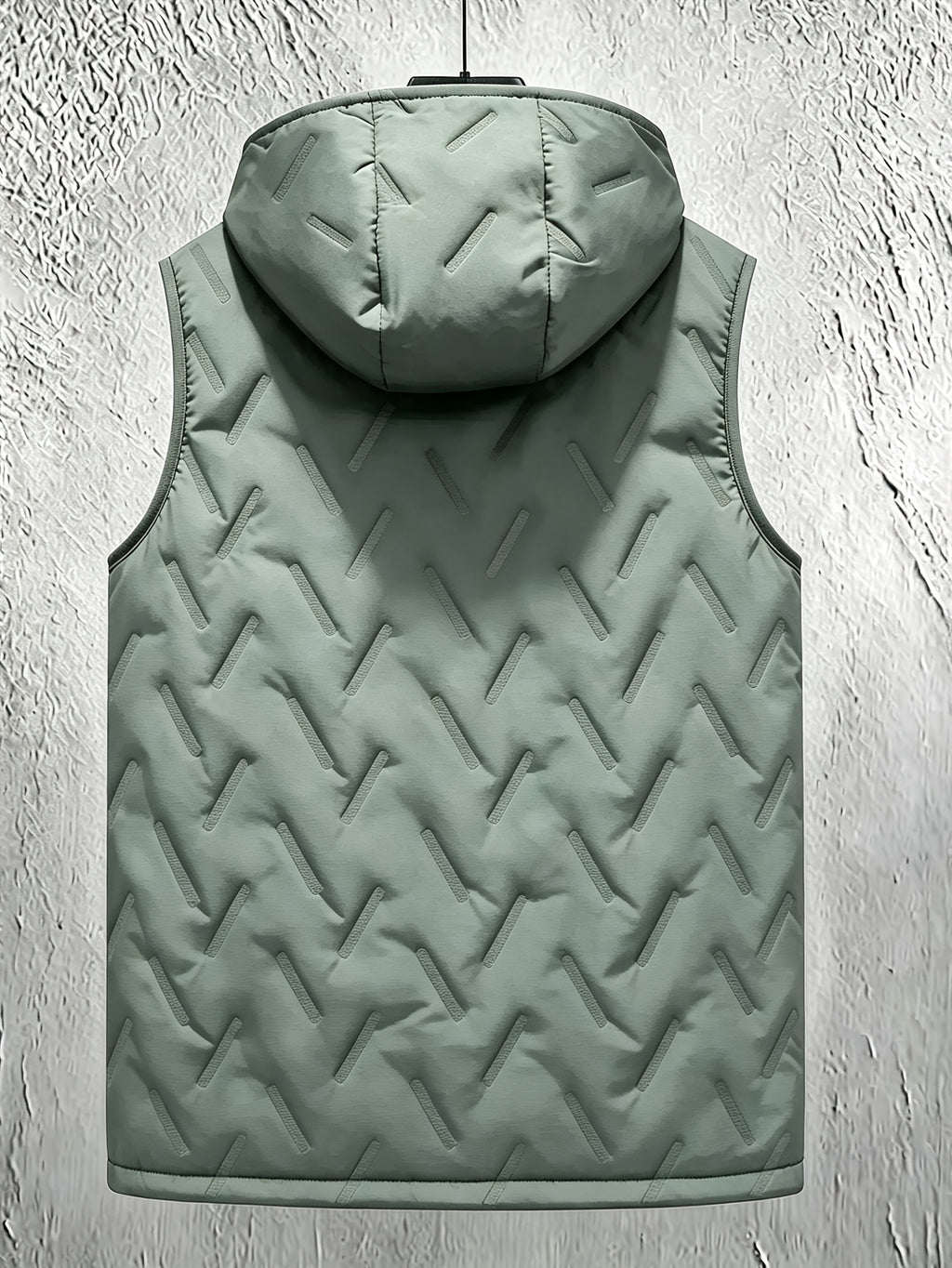 Veste, polaire, à col montant, marron foncé, photo 6