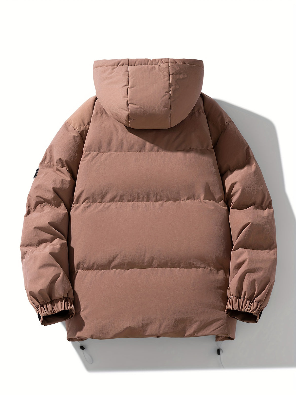 Veste pour homme, à capuche, couleur café