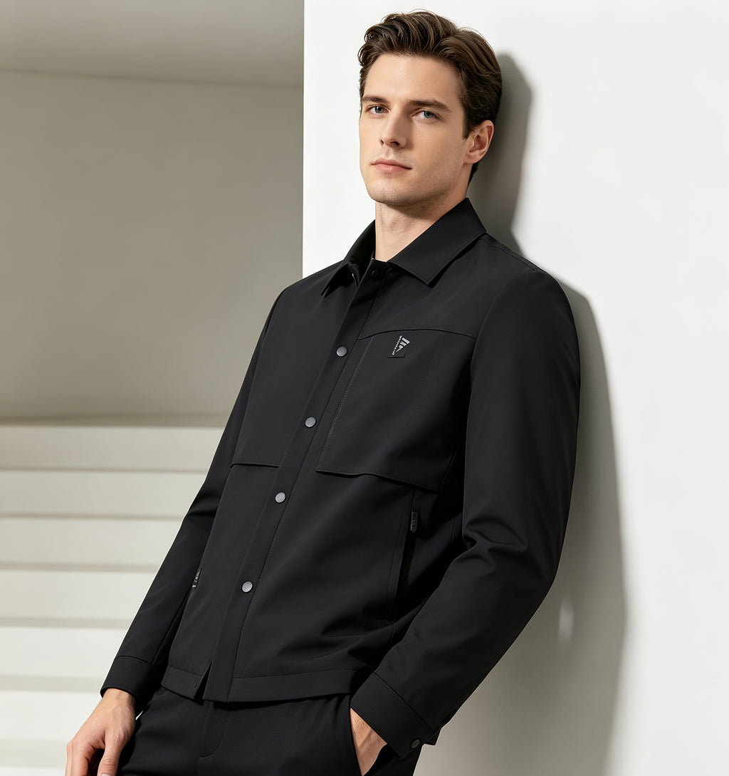 Veste matelassée pour homme, à revers