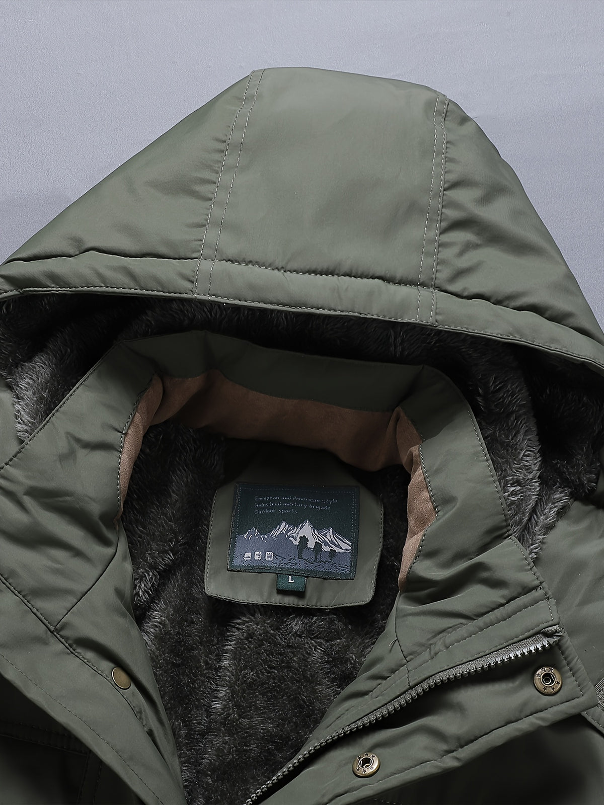 Parka matelassée pour homme, coupe-vent, à capuche
