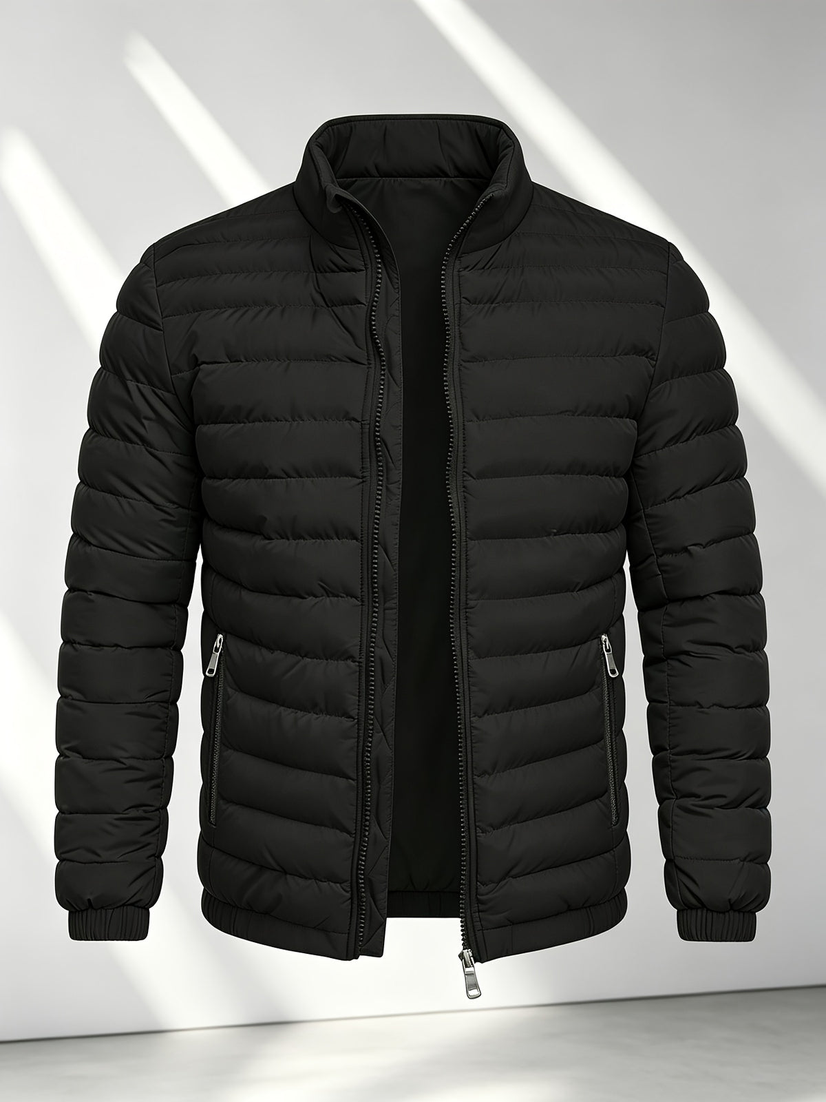 Veste pour homme, coupe-vent, à col montant