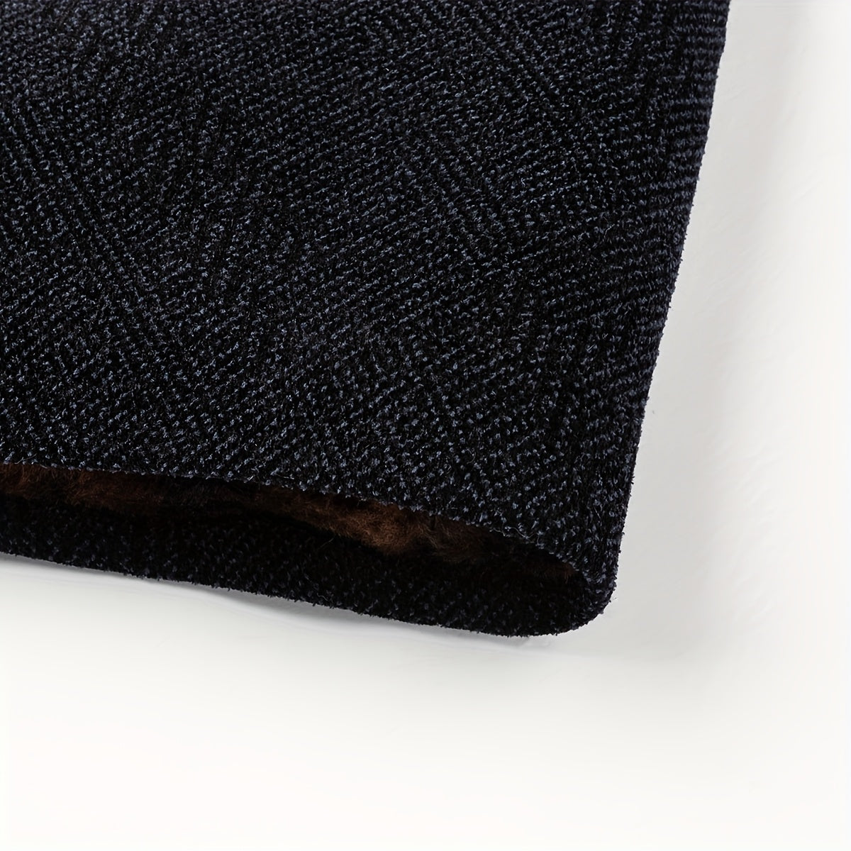 Manteau long pour homme, polaire, à revers