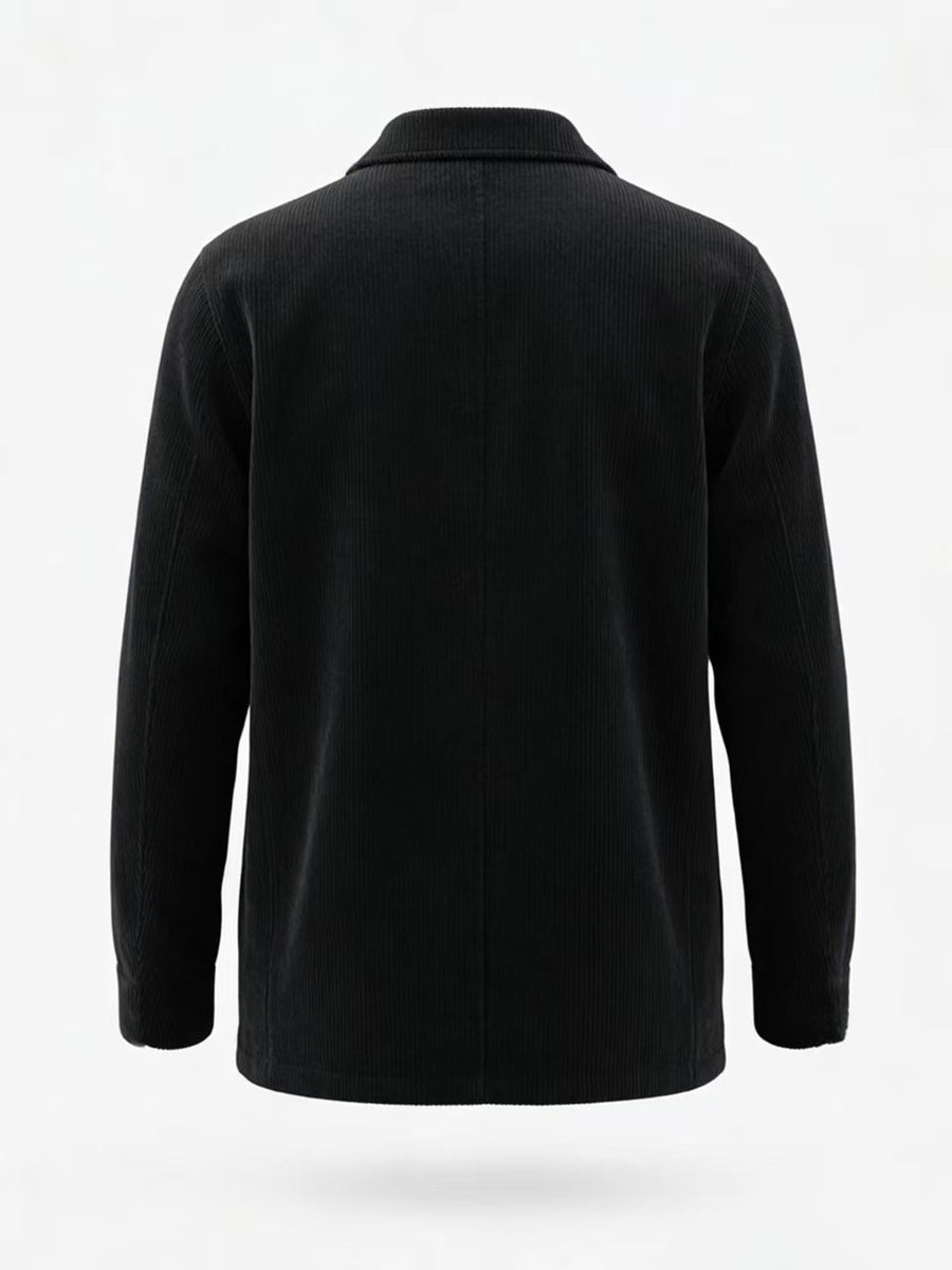 Manteau, velours côtelé, à col montant, photo 14