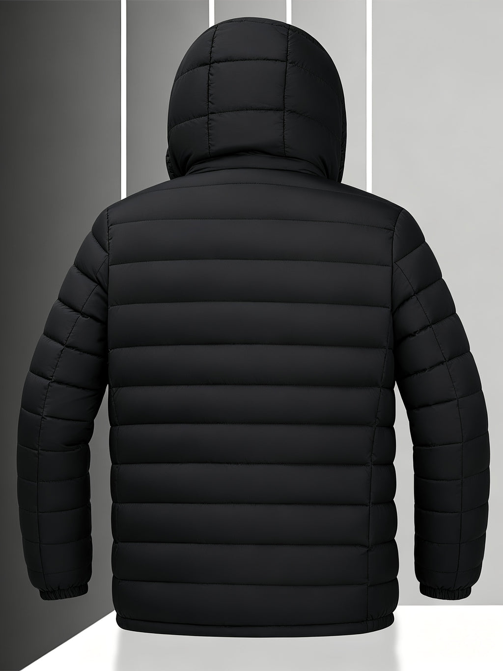 Veste matelassée pour homme, imperméable, à capuche