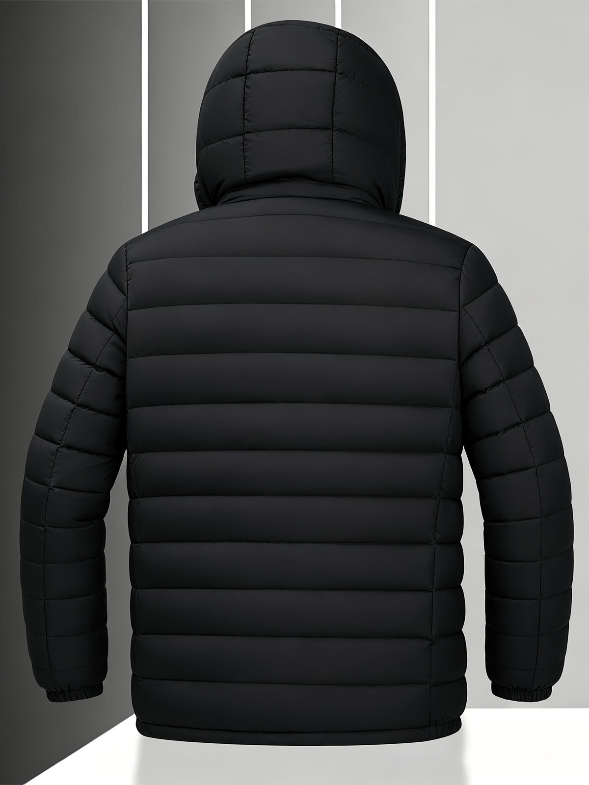 Veste matelassée pour homme, imperméable, à capuche