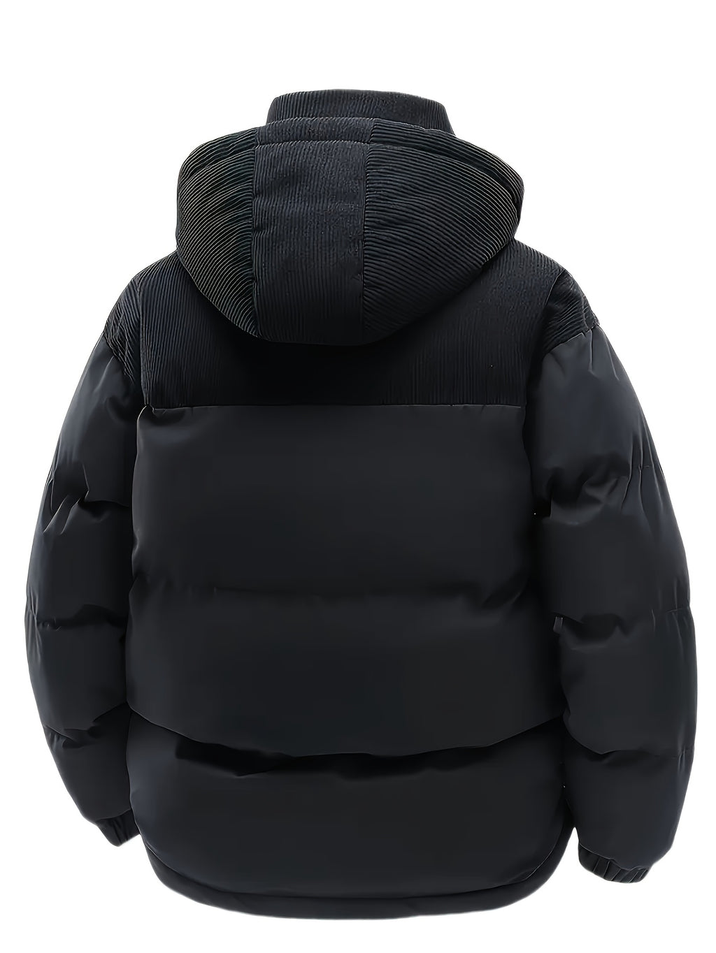 Veste pour homme, patchwork, à capuche