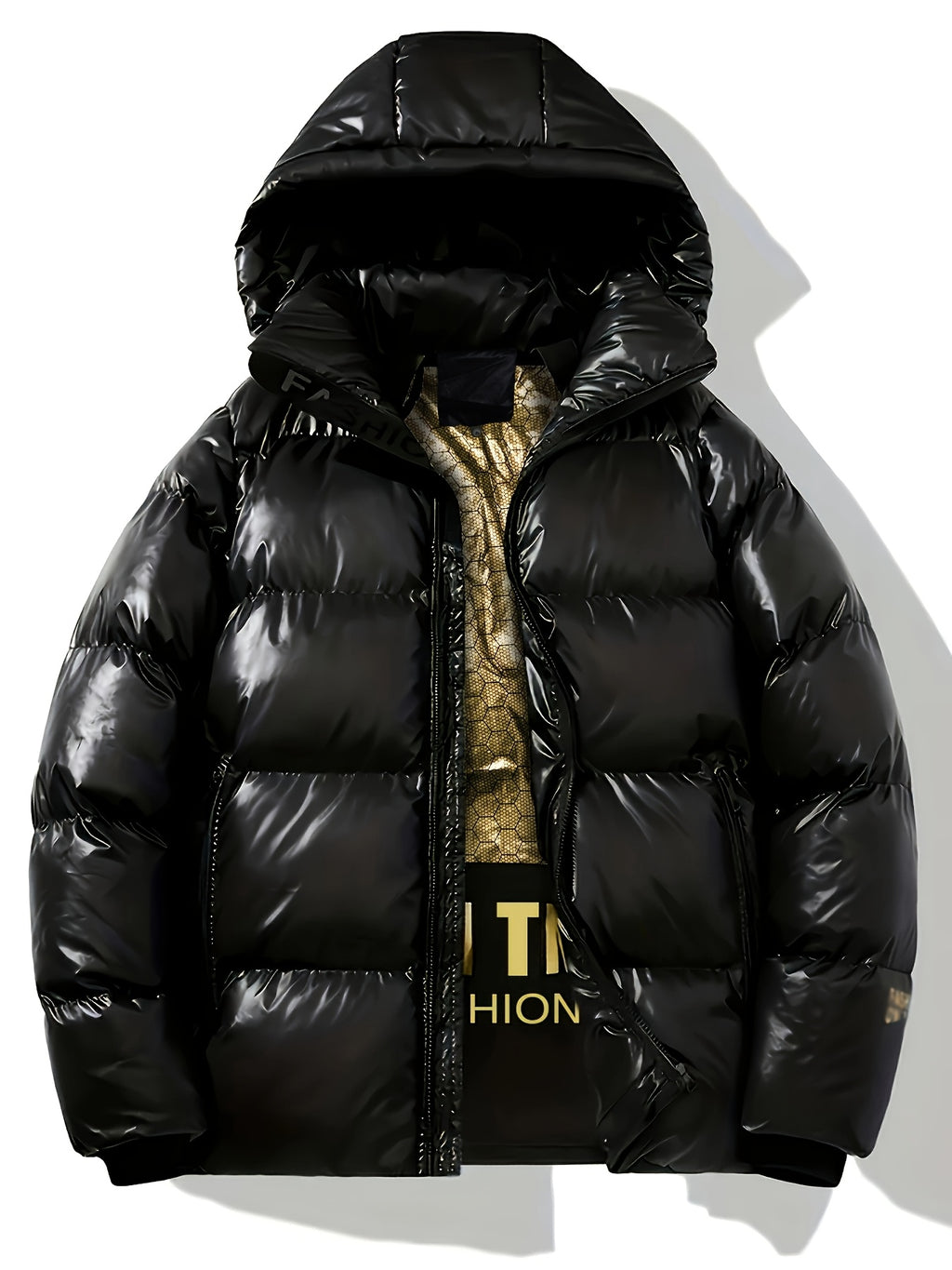 Manteau matelassé pour homme, à capuche, modele 8
