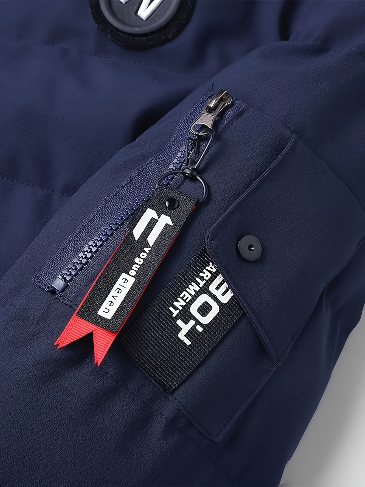 Veste pour homme, capuche amovible, modele 2