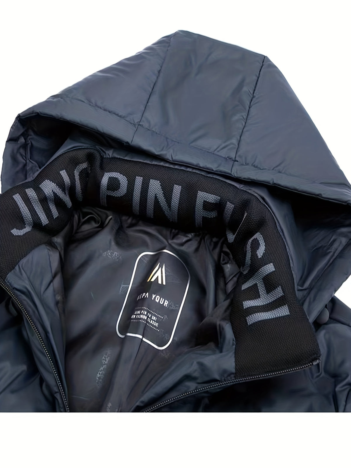 Veste matelassée pour homme, coupe-vent, à capuche, vert clair