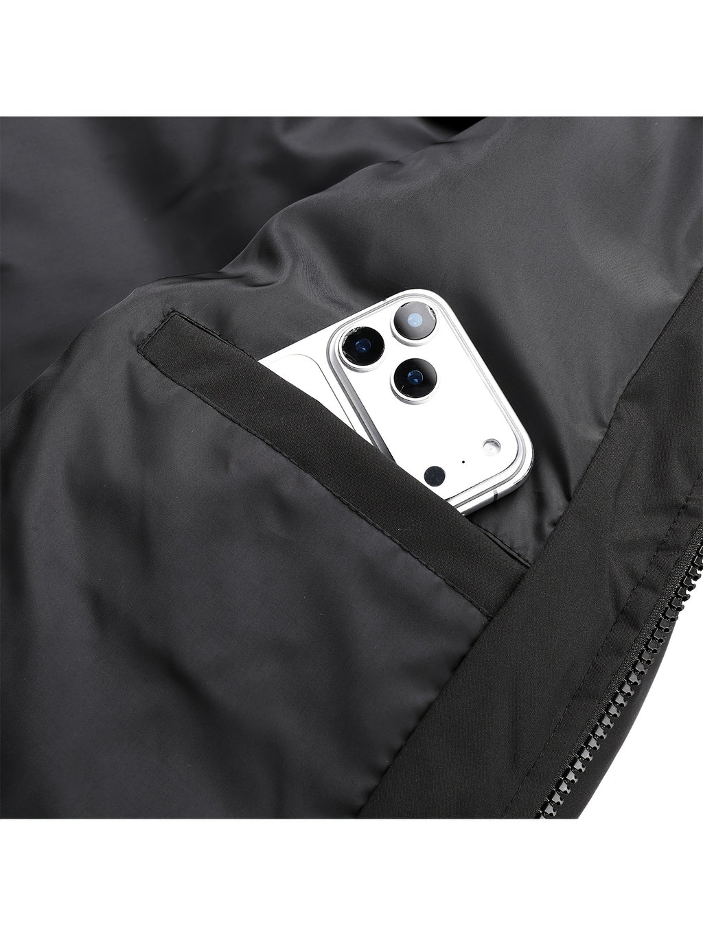 Manteau matelassé long pour homme, à capuche