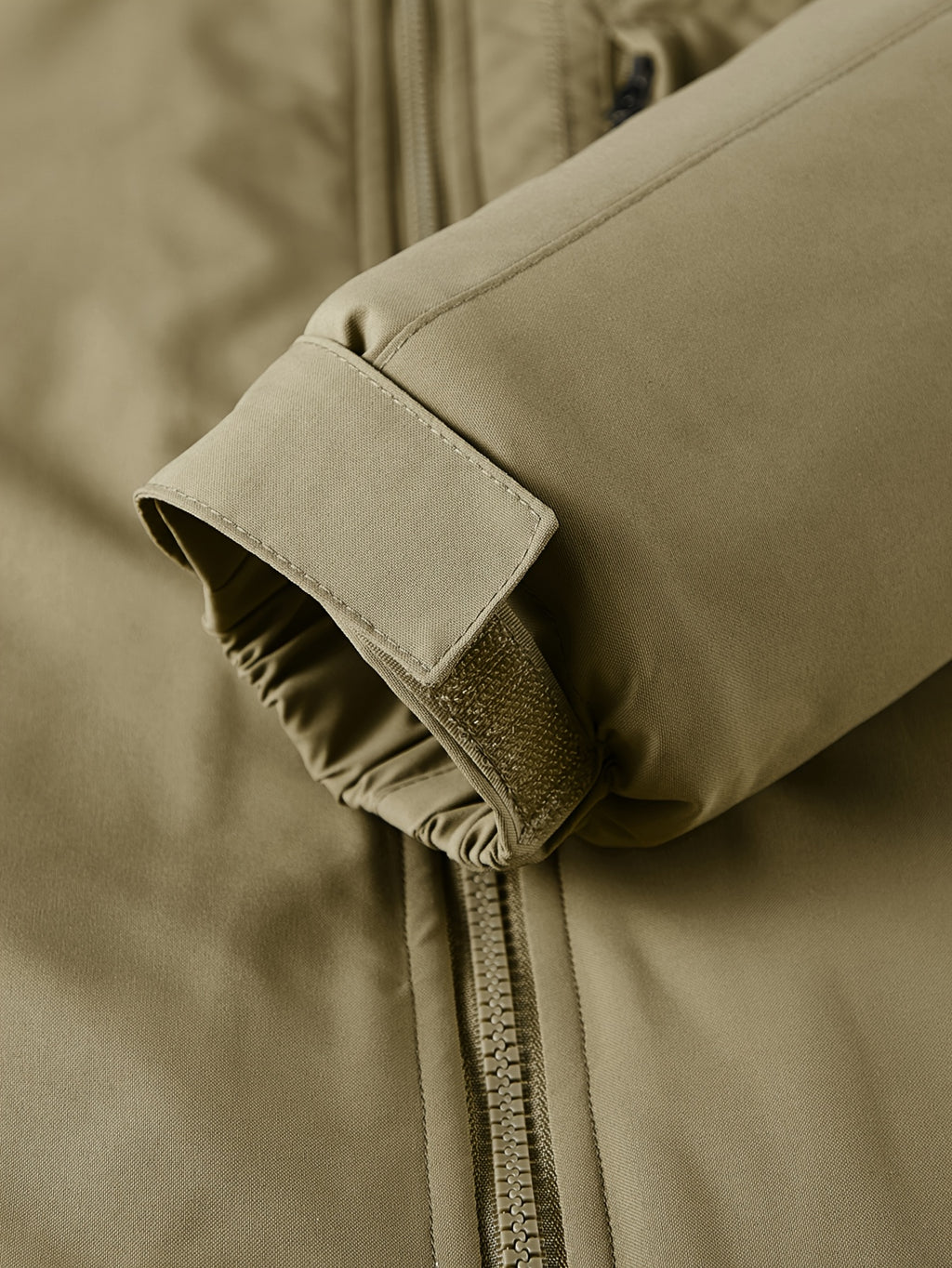 Veste pour homme, à capuche, vert militaire
