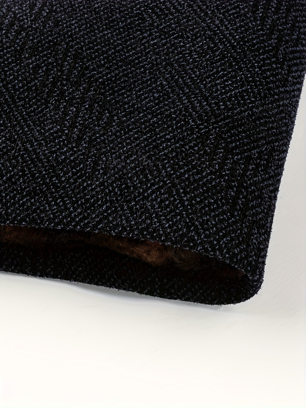 Manteau long pour homme, polaire, à revers