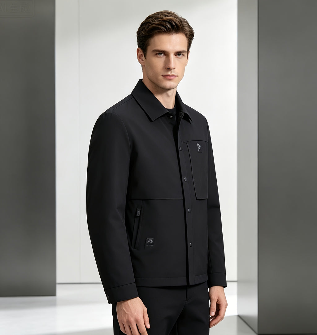 Veste matelassée pour homme, à revers