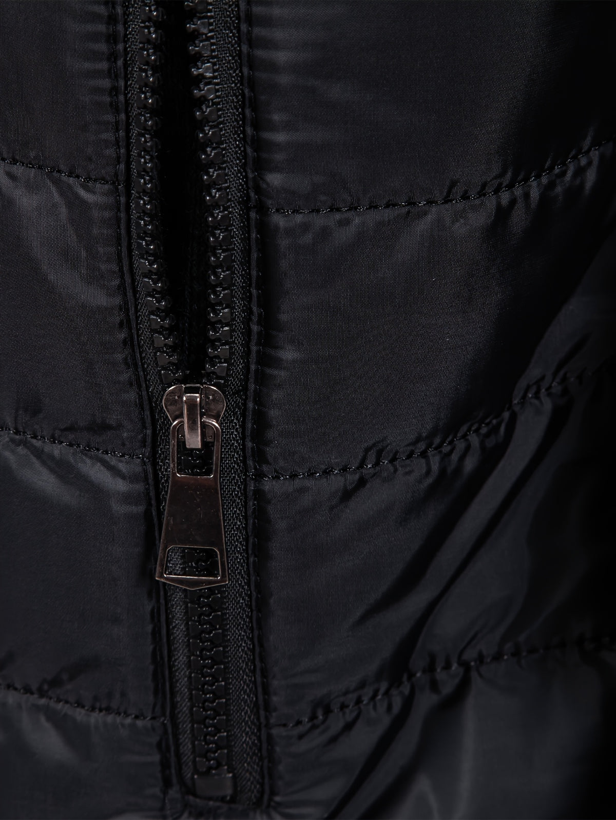 Manteau matelassé long pour homme, patchwork, à capuche