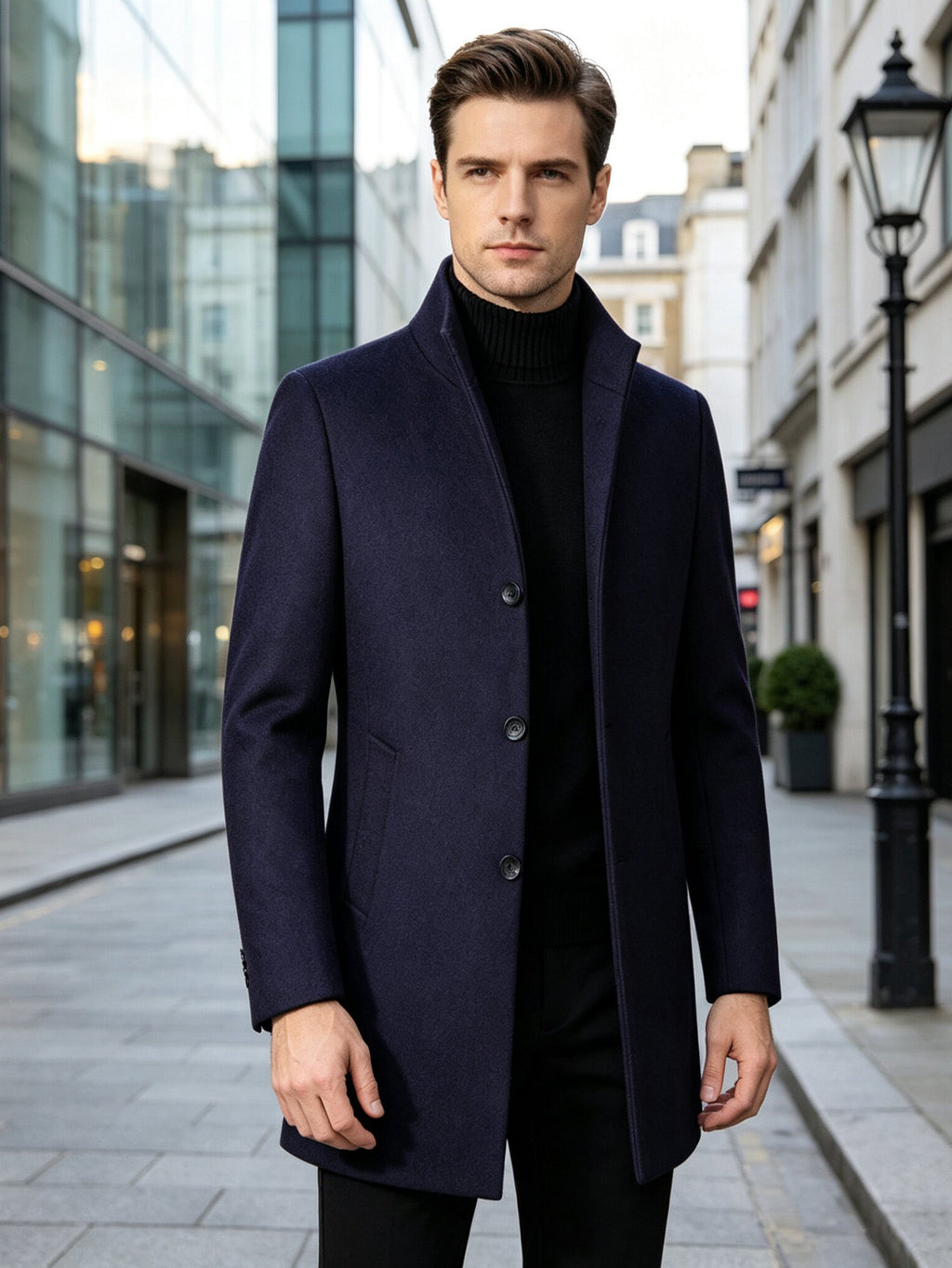 Manteau en laine, 40 % laine, coupe-vent, photo 9