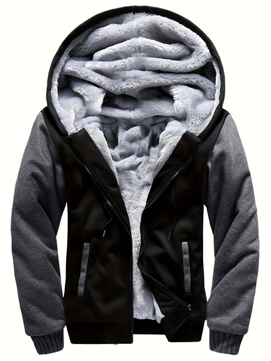 Veste, polaire, à capuche, graphite, photo 8