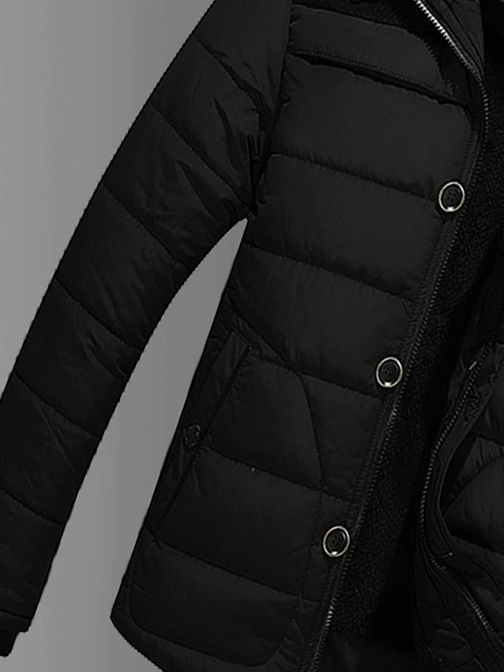 Veste matelassée pour homme, à capuche, rouge
