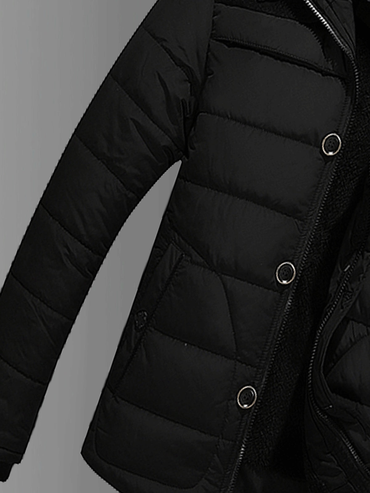 Veste matelassée pour homme, à capuche, rouge