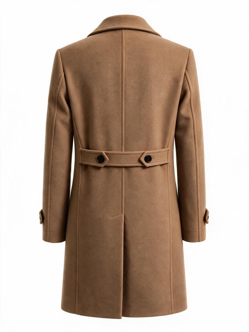 Manteau pour homme, à revers, bleu marine