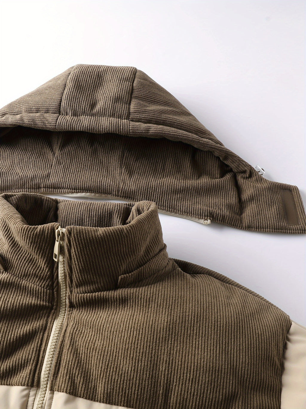 Veste pour homme, capuche amovible, bleu clair