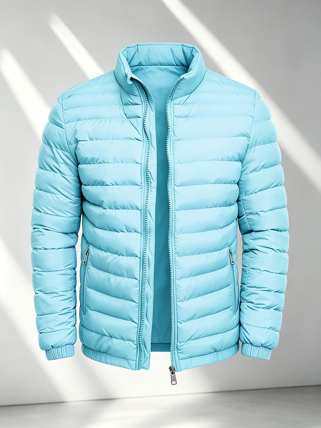 Veste pour homme, coupe-vent, à col montant