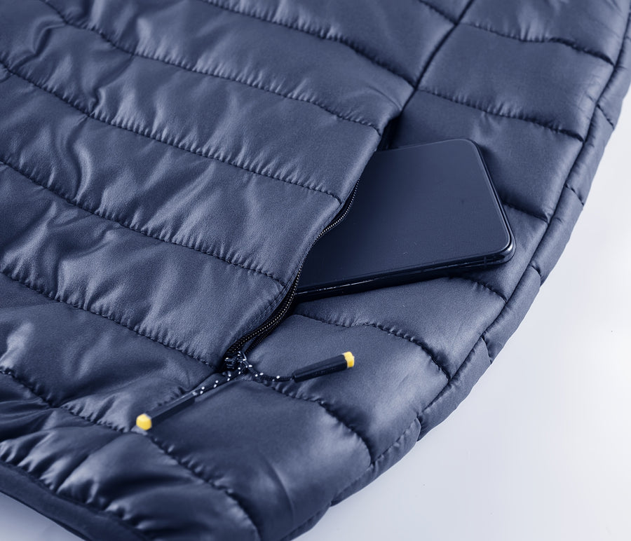 Gilet Homme Couleur Unie Col Montant, Cardigan Léger Sans Manches Automne Hiver, Veste Matelassée Décontractée pour les Trajets Quotidiens, Adaptable à Toute Occasion, photo 11