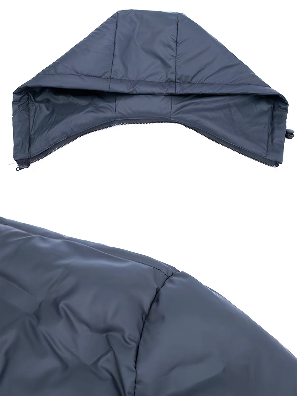 Veste matelassée pour homme, coupe-vent, à capuche, vert clair