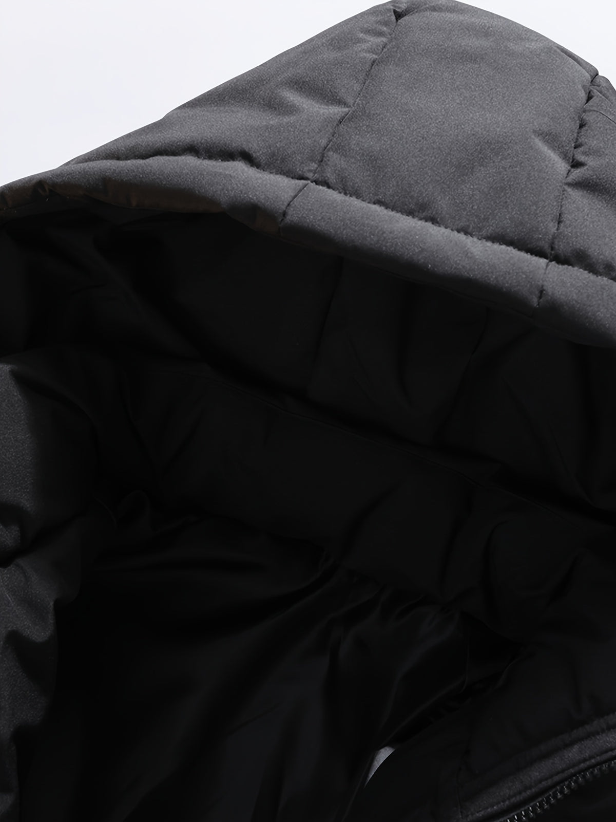 Parka long pour homme, à carreaux, à capuche