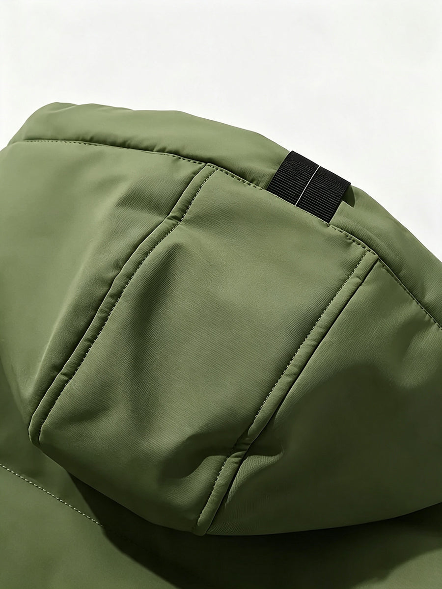 Veste, à capuche, modele 12, détail du vêtement