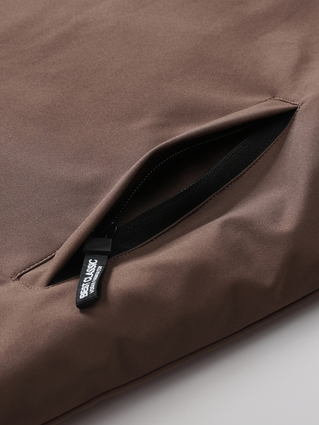 Veste matelassée pour homme, velours, à col montant