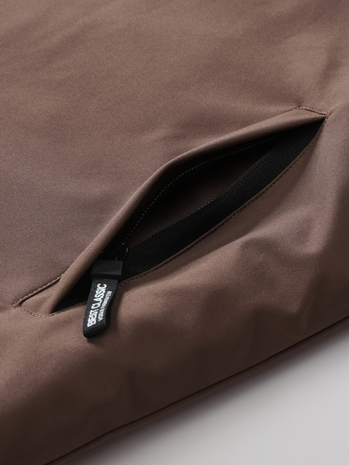 Veste matelassée pour homme, velours, à col montant