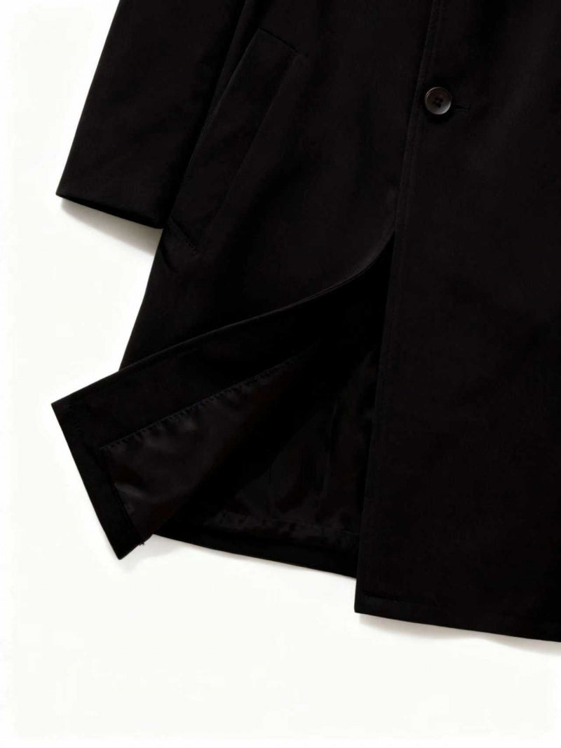 Trench pour homme, à revers, gris