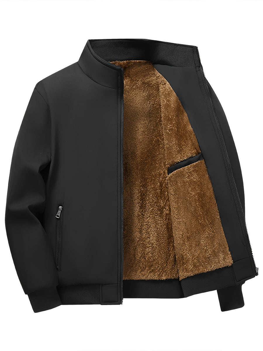 Veste, à col montant, brun jaunâtre, photo 12