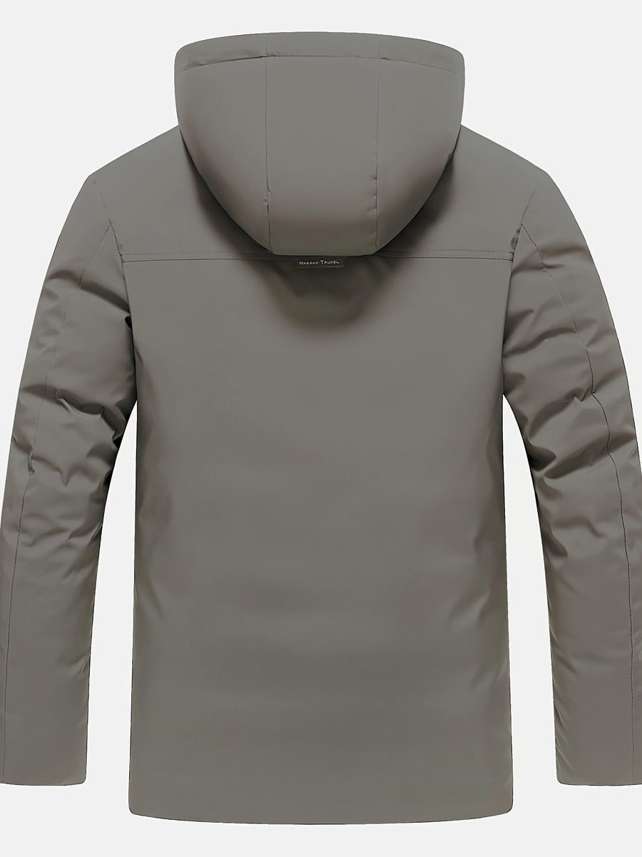 Veste, coupe-vent, à capuche, rouge, photo 24