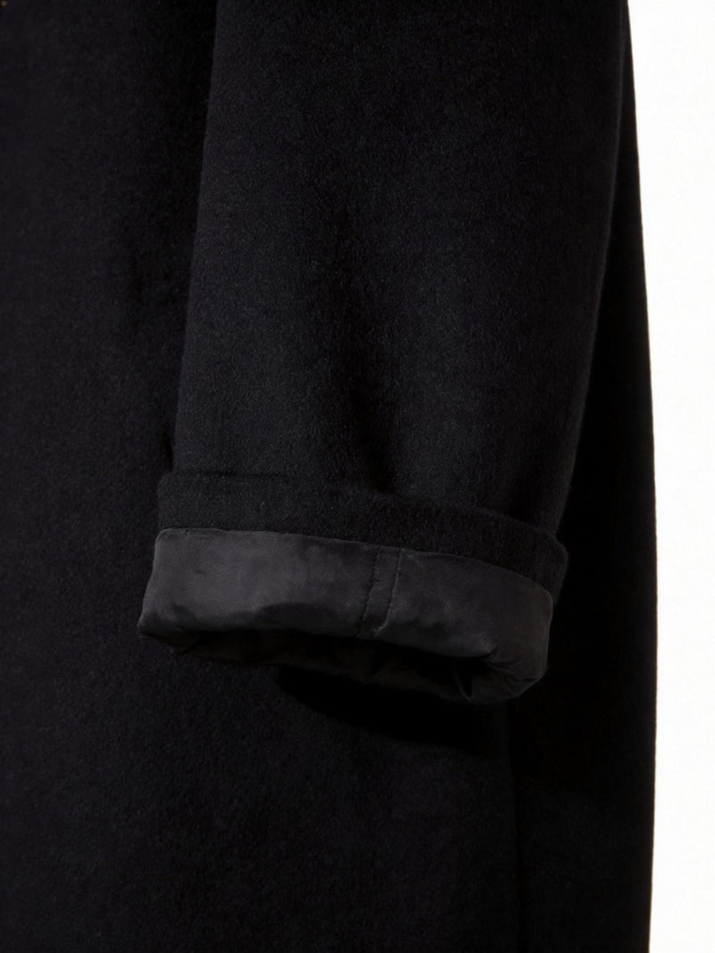 Trench pour homme, à revers, gris clair