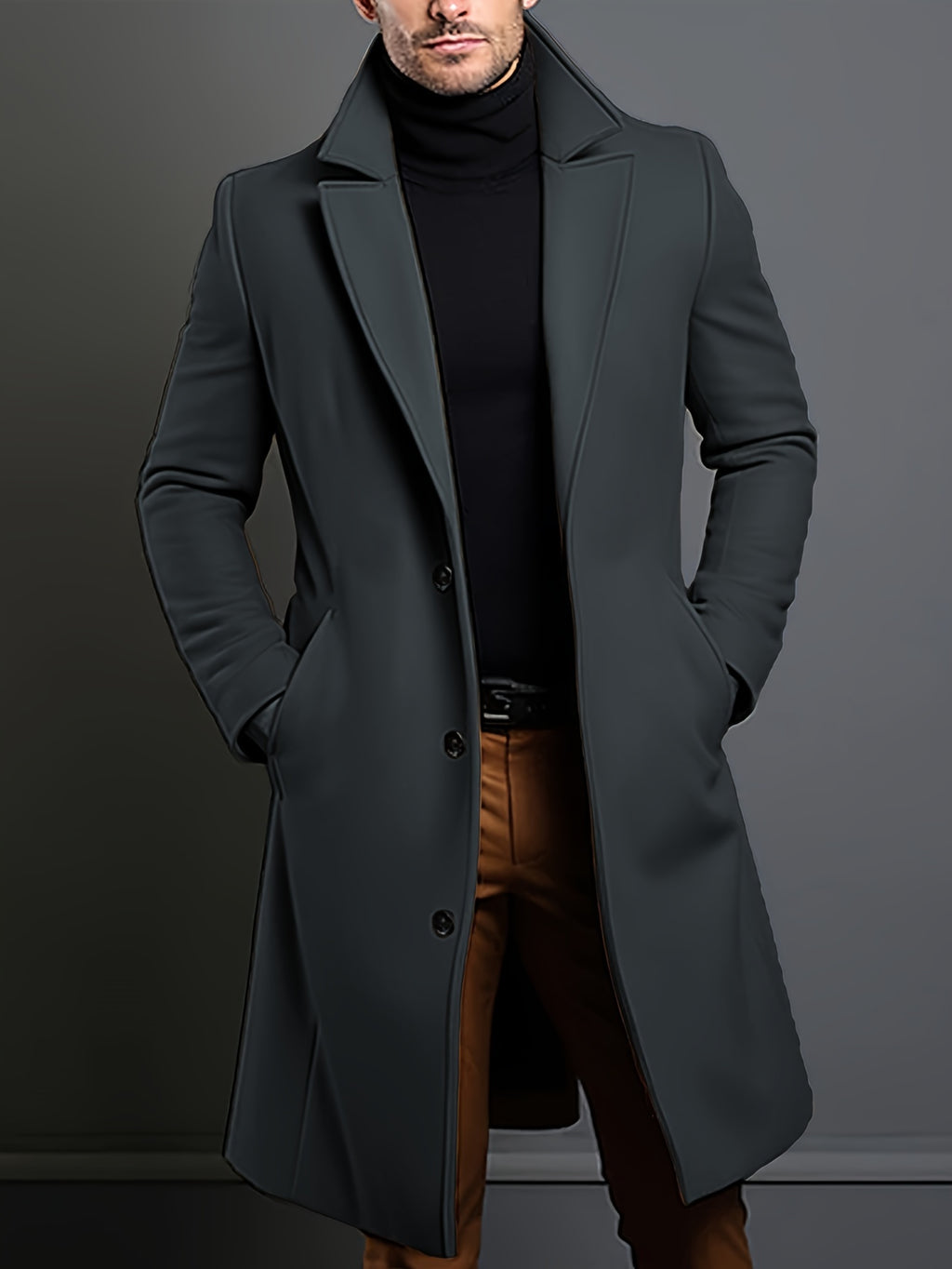 Veste, tweed, à revers, bleu marine, photo 22