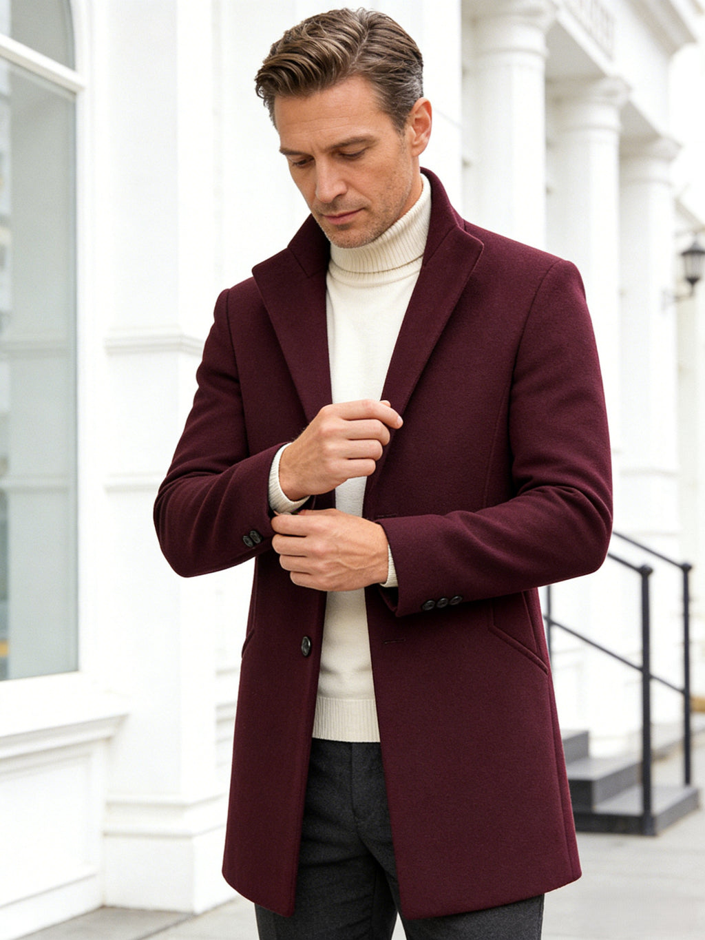 Manteau, 25 % laine, tweed, gris, photo 11