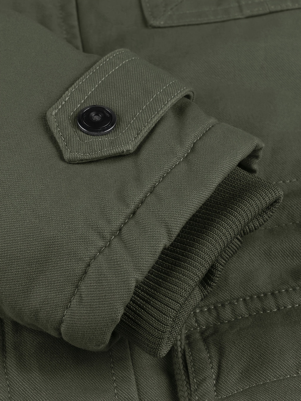 Veste mi-long pour homme, capuche amovible