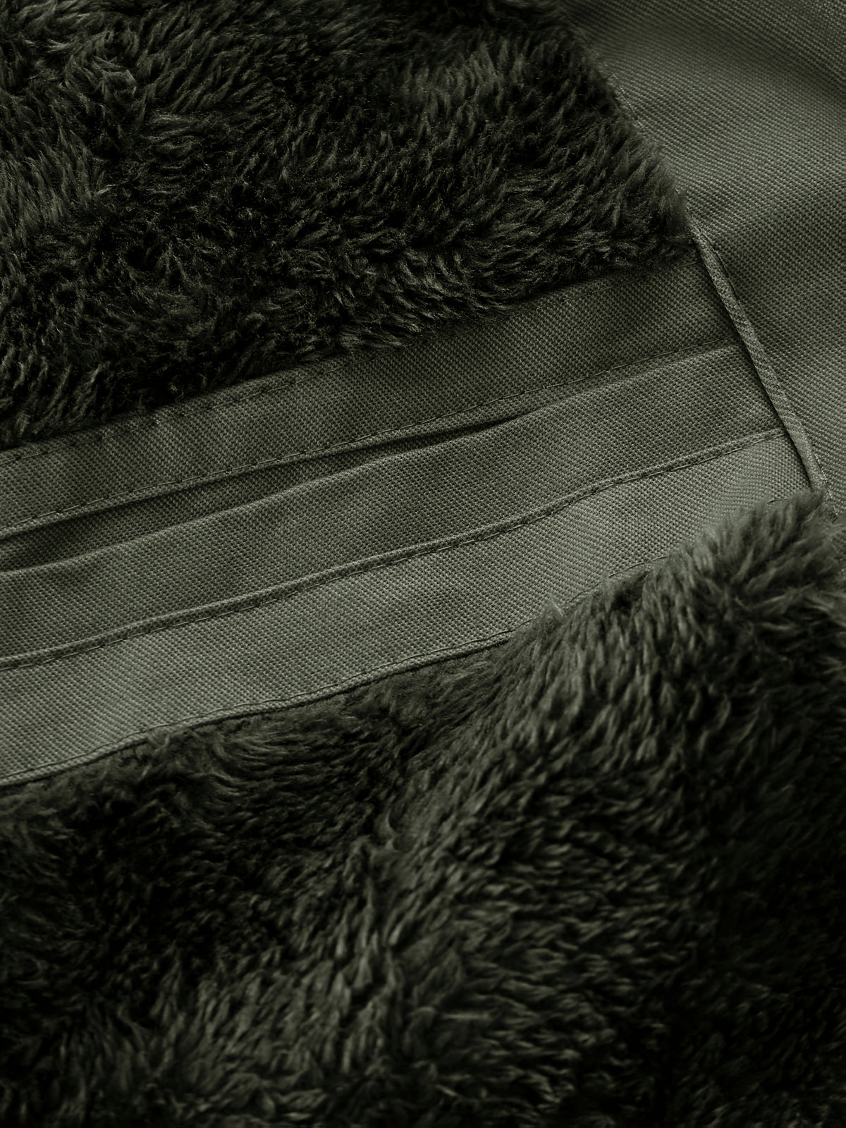 Veste mi-long pour homme, capuche amovible