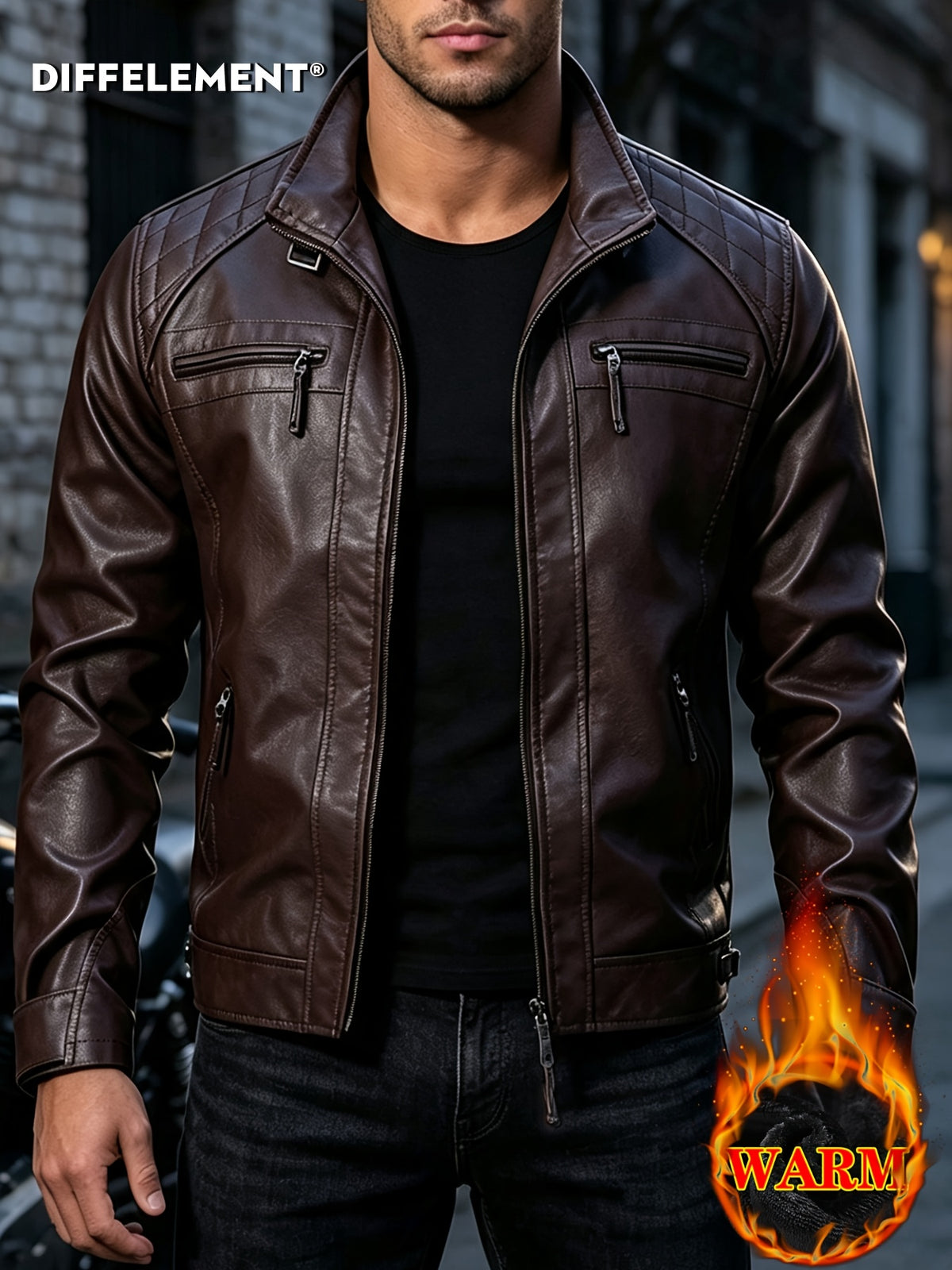Veste matelassée pour homme, à capuche, modele 2