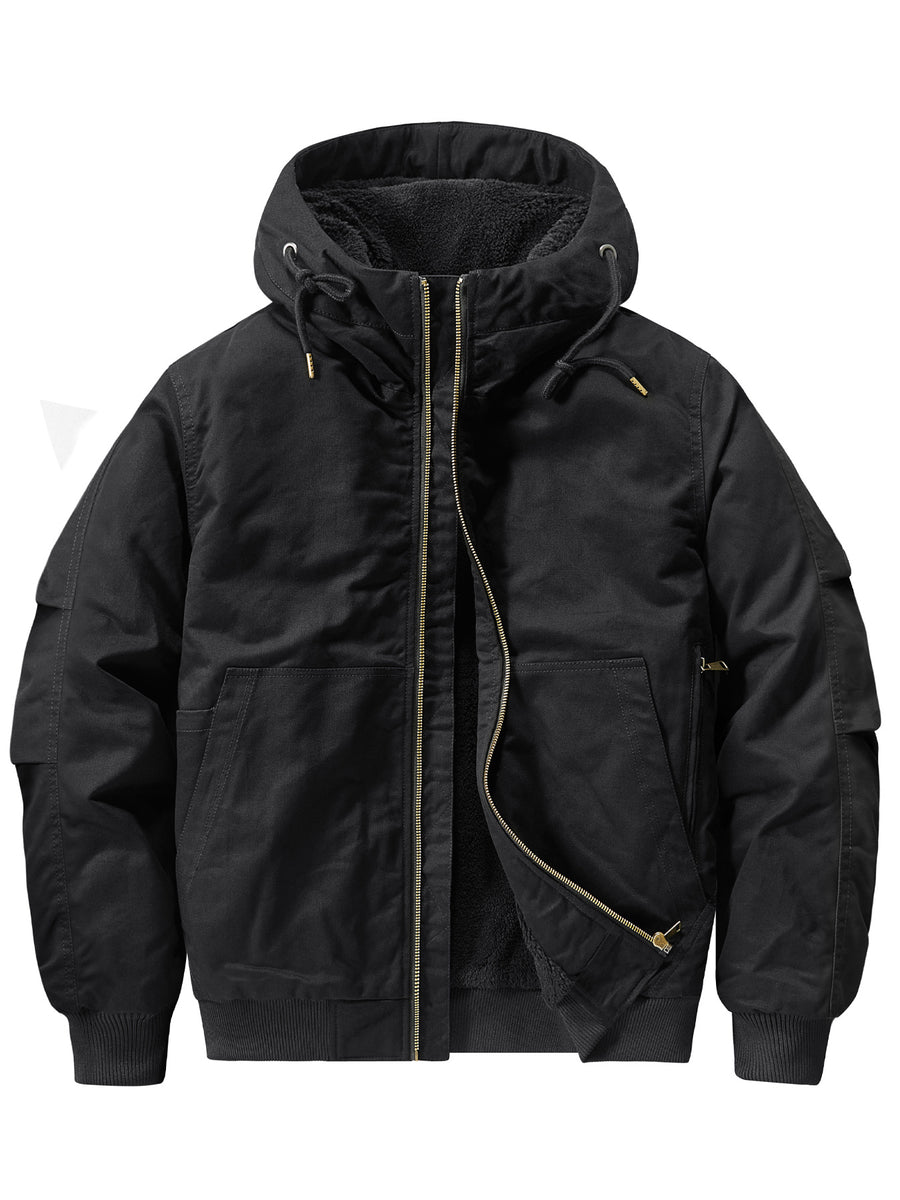 Blouson, polaire, à capuche, photo 7