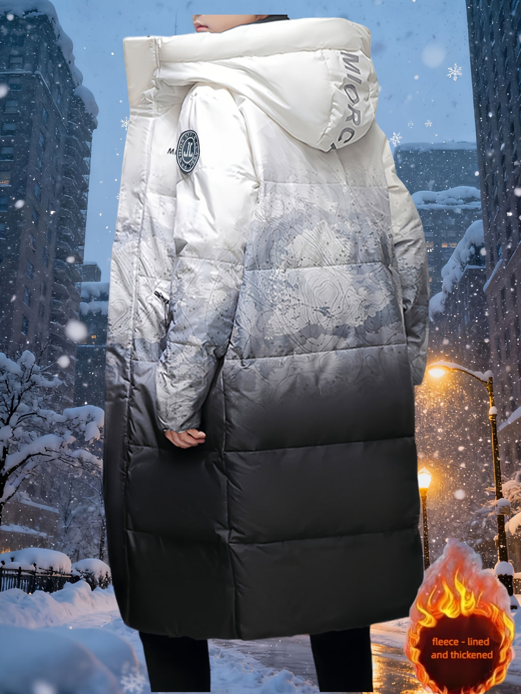 Veste matelassée pour homme, coupe-vent, à capuche, modele 2