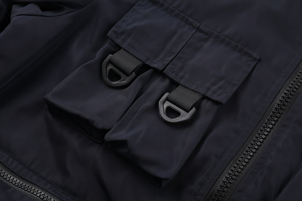 Veste pour homme, à col montant, kaki