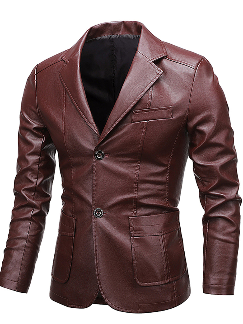 Veste, à revers, bourgogne, photo 17