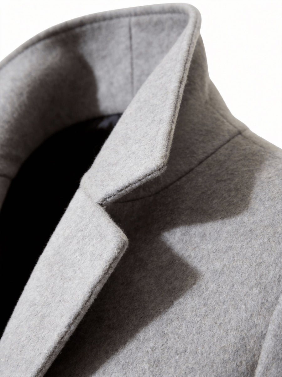 Veste, à revers, gris profond, détail du vêtement