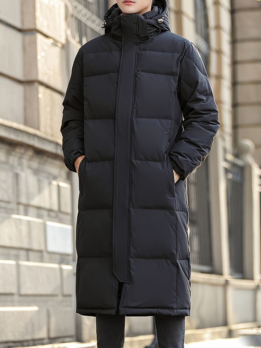 Manteau matelassé pour homme, à capuche, modele 4